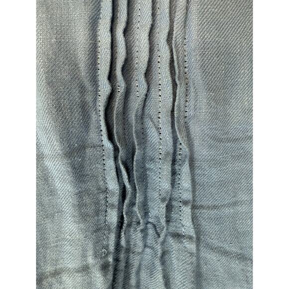 Free People CP Shades Dress Blue Lagenlook Linen Regina Tunic Relaxed Large‎ - Picture 7 of 15